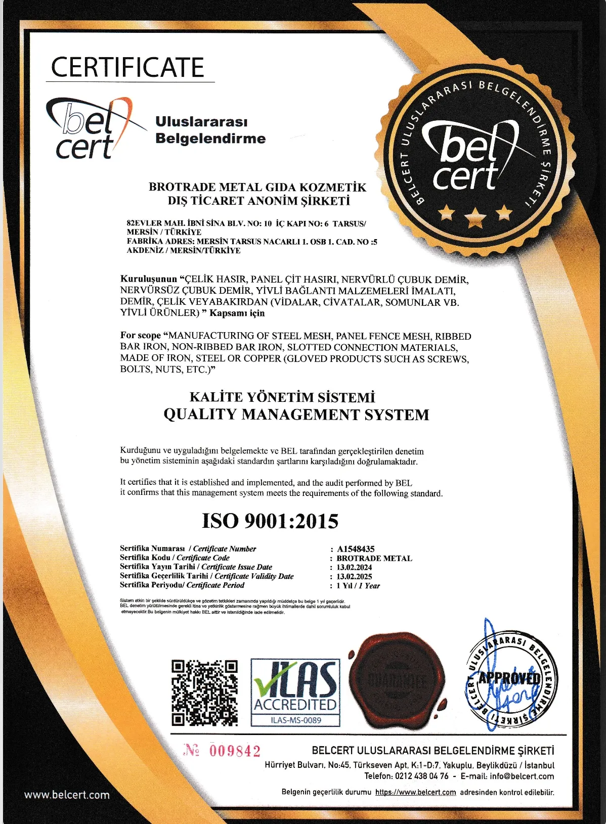 QUALITY MANAGEMENT SYSTEM