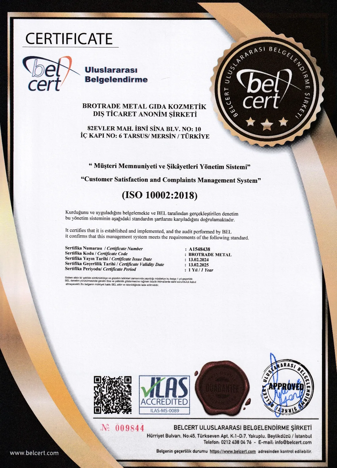 Customer Satisfaction and Complaints Management System